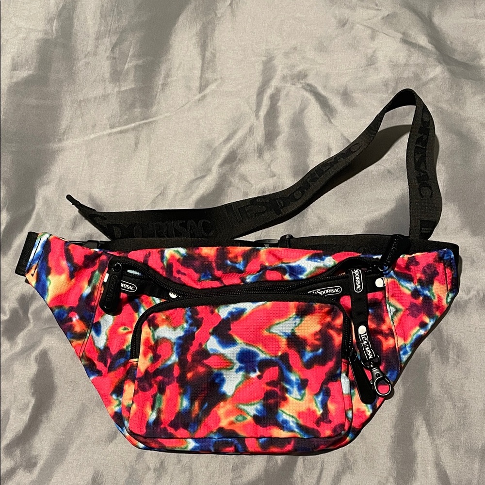 LeSportsac X Baron Fancy multicolor pouch.